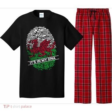 Welsh Flag Its In My Dna Cool Gift Pajama Set