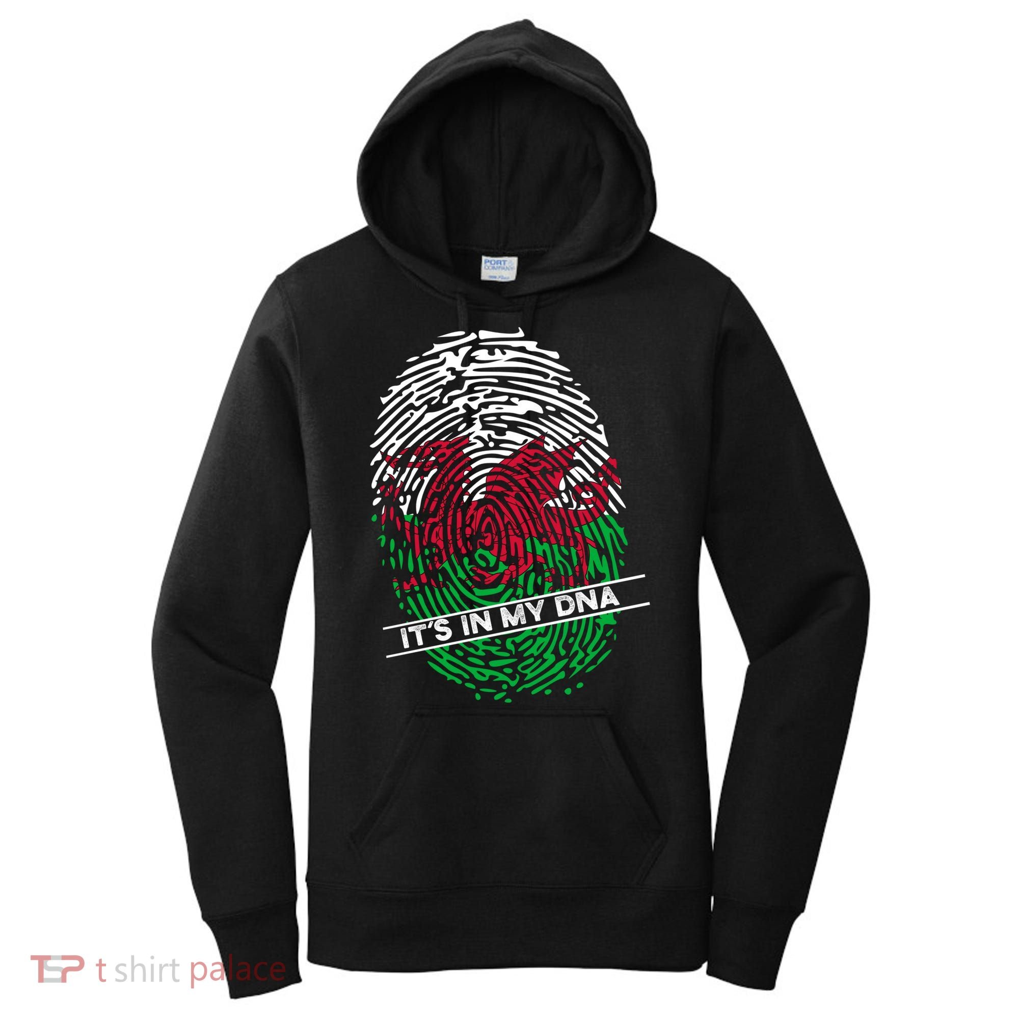 Welsh Flag Its In My Dna Cool Gift Women's Hoodie