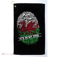 Welsh Flag Its In My Dna Cool Gift Golf Towel thumb 0