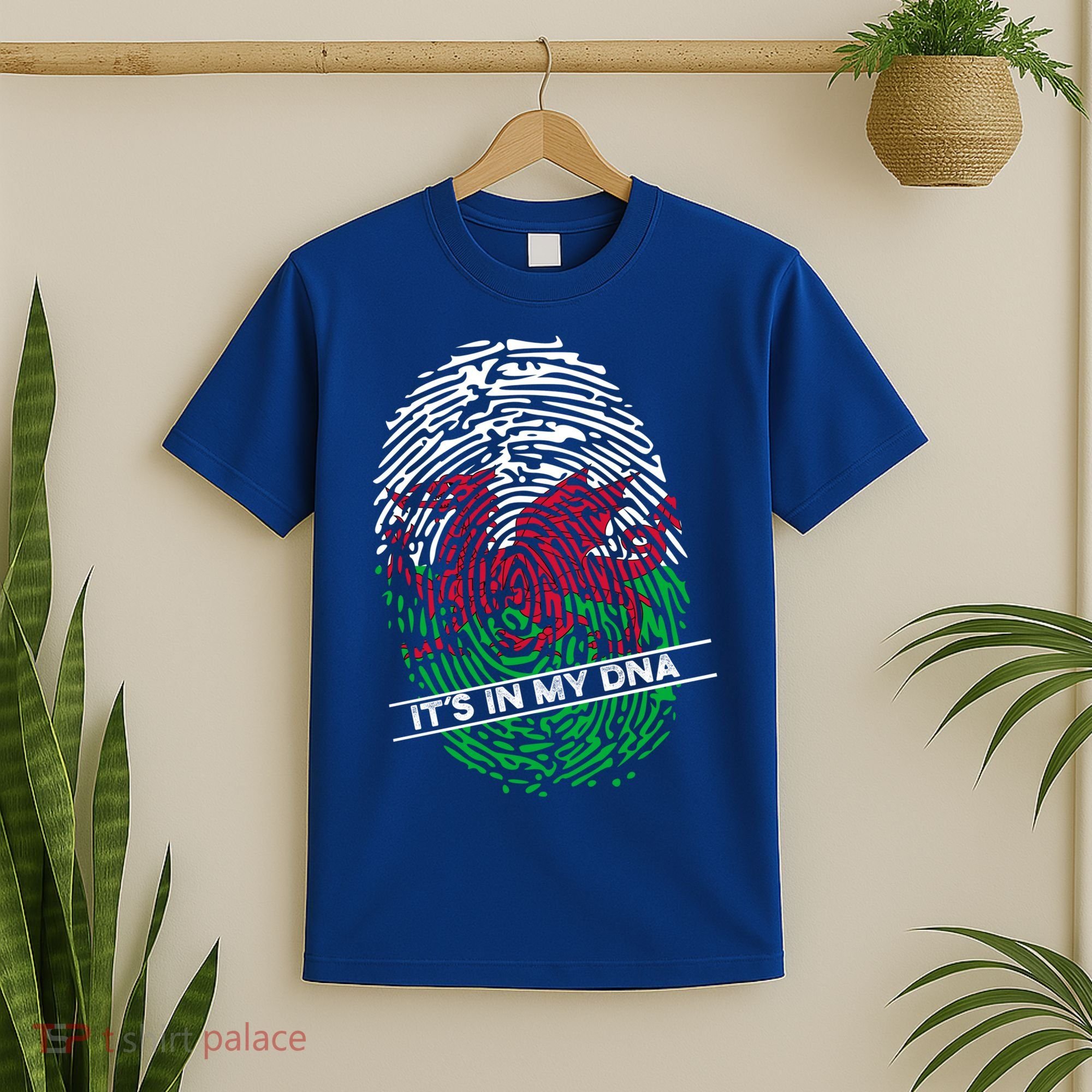 Welsh Flag Its In My Dna Cool Gift T-Shirt