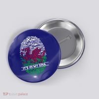 Welsh Flag Its In My Dna Cool Gift Button thumb 0