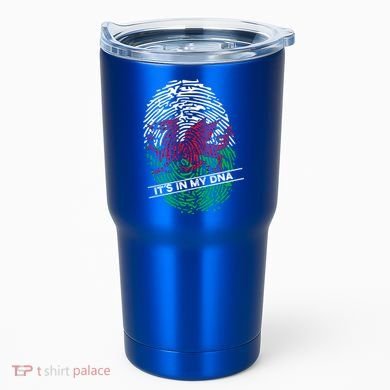 Welsh Flag Its In My Dna Cool Gift Tumbler
