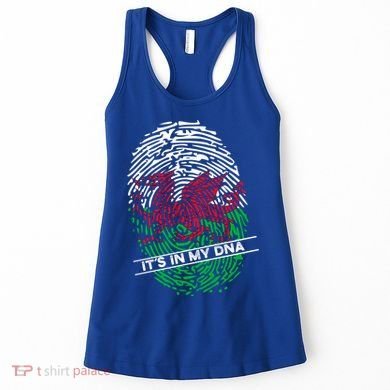 Welsh Flag Its In My Dna Cool Gift Women's Tank Top