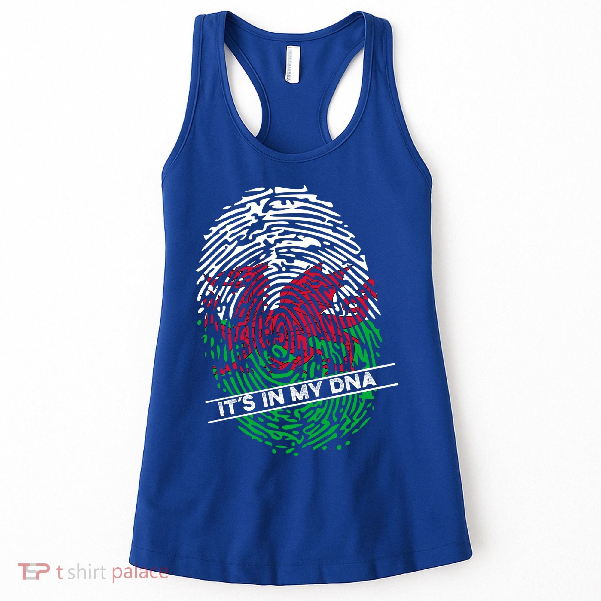 Welsh Flag Its In My Dna Cool Gift Women's Tank Top