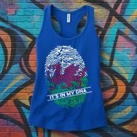 Welsh Flag Its In My Dna Cool Gift Women's Tank Top thumb 3