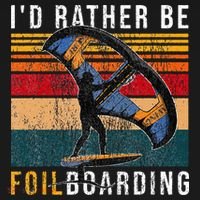 Wing Foiling I I'd Rather Be Foilboarding Sweatshirt thumb 3