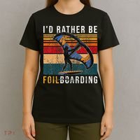 Wing Foiling I I'd Rather Be Foilboarding T-Shirt thumb 4