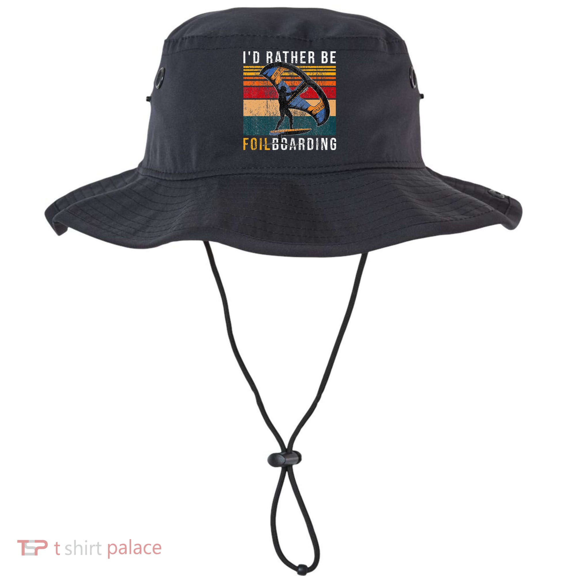 Wing Foiling I I'd Rather Be Foilboarding Bucket Hat