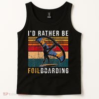 Wing Foiling I I'd Rather Be Foilboarding Tank Top thumb 2