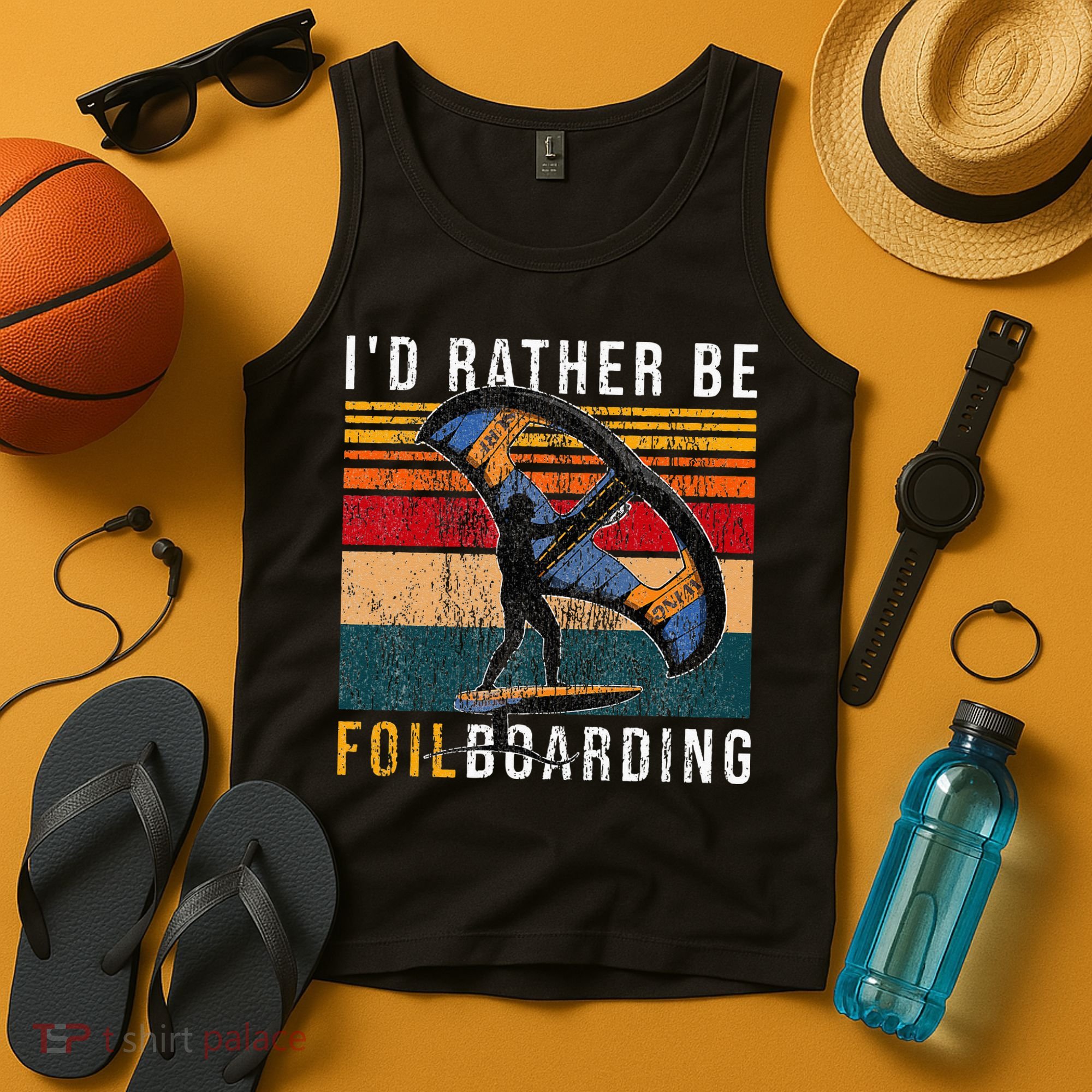 Wing Foiling I I'd Rather Be Foilboarding Tank Top