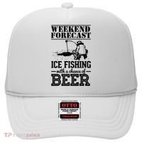 Weekend Forecast Ice Fishing With A Chance Of Beer Hat thumb 0