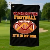 Washington Football It's In My DNA Golf Towel thumb 1