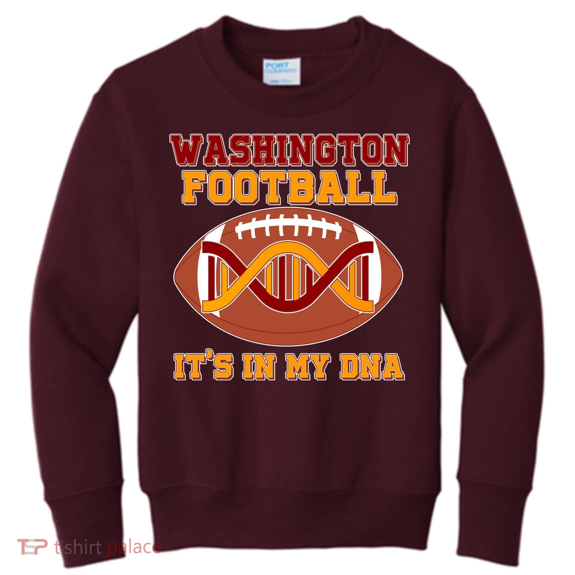 Washington Football It's In My DNA Kids Sweatshirt
