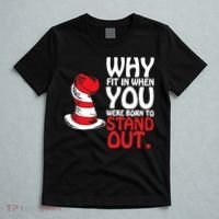 Why Fit In When You Were Born To Stand Out Reading Day Read Across America T-Shirt thumb 5