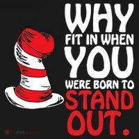 Why Fit In When You Were Born To Stand Out Reading Day Read Across America Women's Tank Top thumb 5