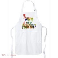 Why Fit In When You Were Born To Stand Out Autism Awareness Apron thumb 0