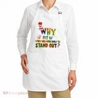 Why Fit In When You Were Born To Stand Out Autism Awareness Apron thumb 2