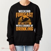 Weekend Forecast Jet Skiing Jet Ski Lover Vacation Funny Gift Women's Sweatshirt thumb 0