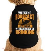 Weekend Forecast Jet Skiing Jet Ski Lover Vacation Funny Gift Doggie Tank thumb 0
