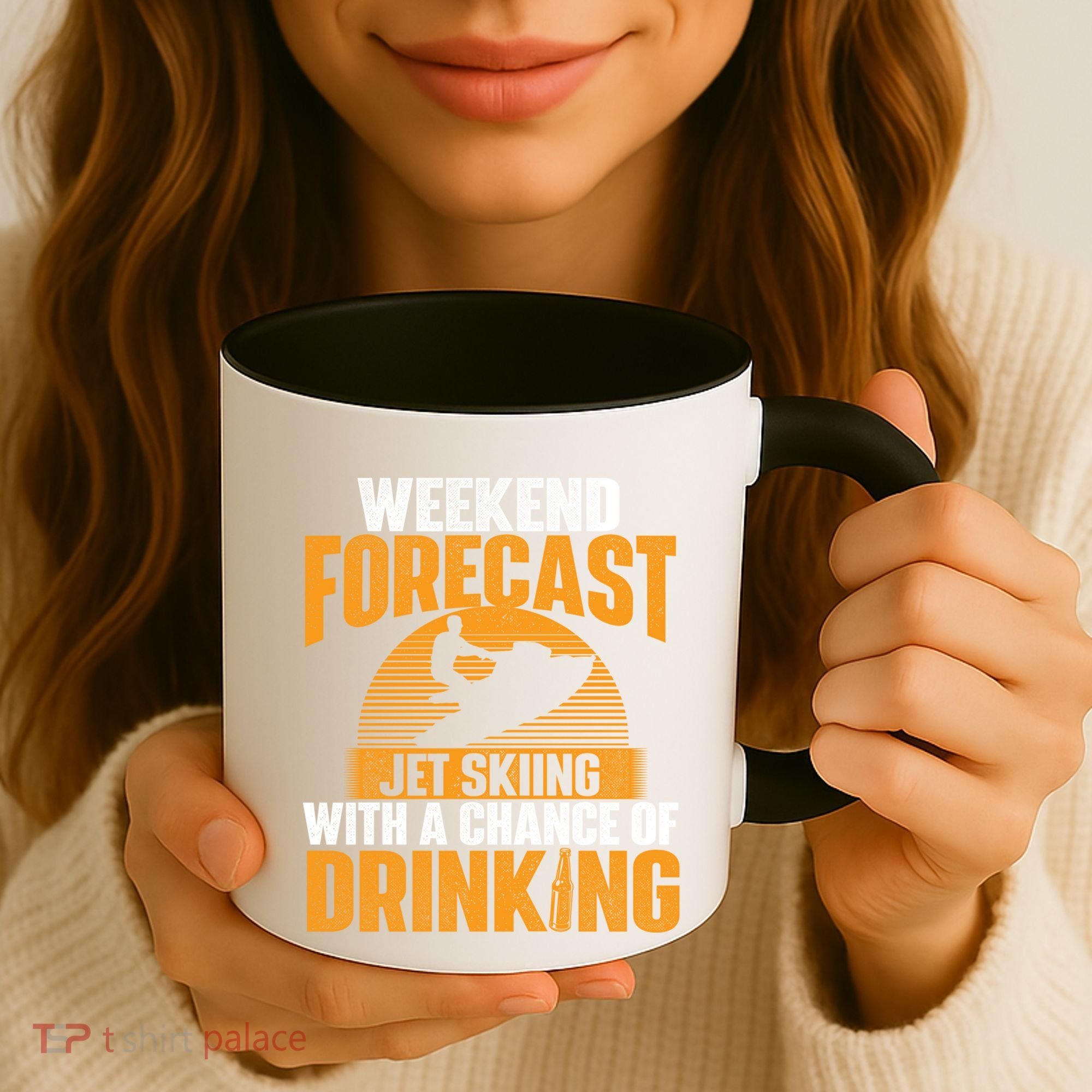 Weekend Forecast Jet Skiing Jet Ski Lover Vacation Funny Gift Coffee Mug