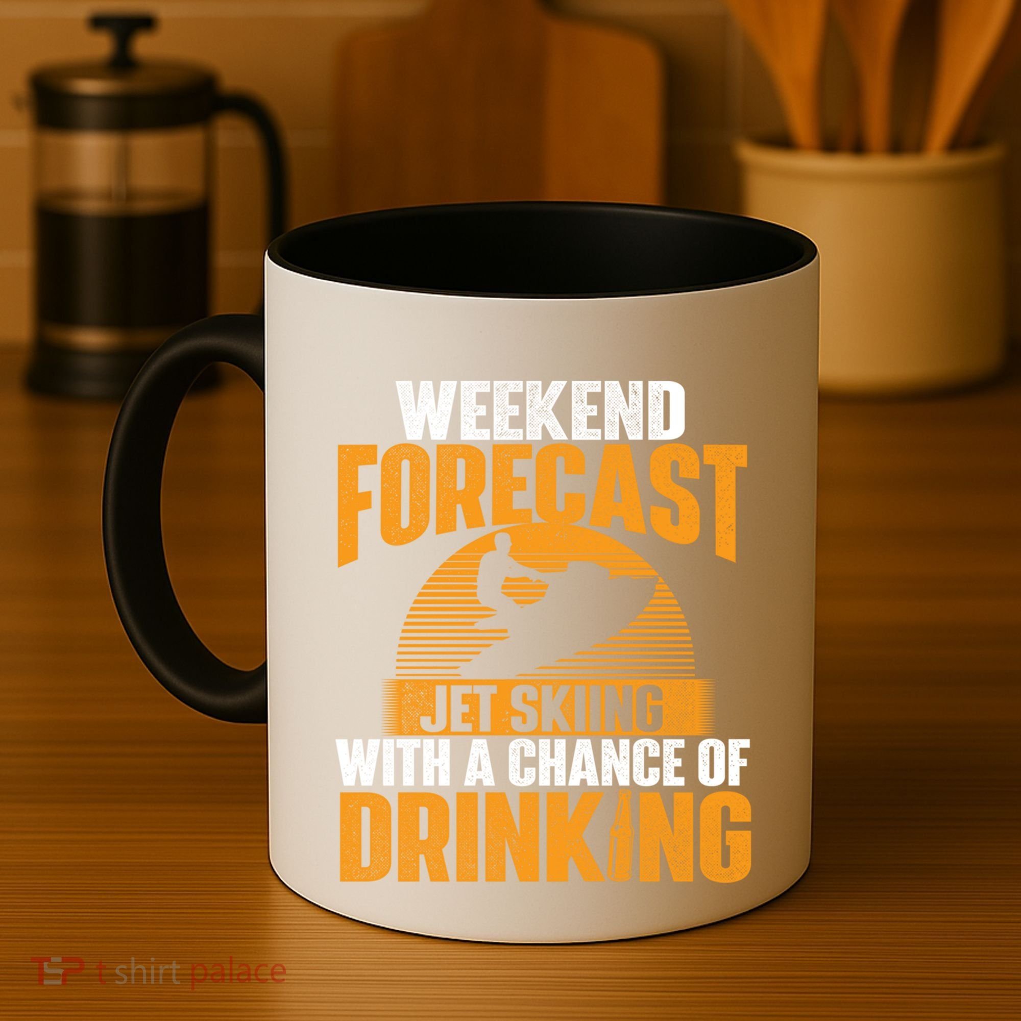 Weekend Forecast Jet Skiing Jet Ski Lover Vacation Funny Gift Coffee Mug