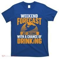 Weekend Forecast Jet Skiing Jet Ski Lover Vacation Funny Gift T-Shirt thumb 0