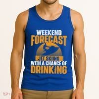 Weekend Forecast Jet Skiing Jet Ski Lover Vacation Funny Gift Tank Top thumb 3