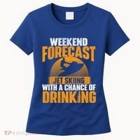 Weekend Forecast Jet Skiing Jet Ski Lover Vacation Funny Gift Women's T-Shirt thumb 0