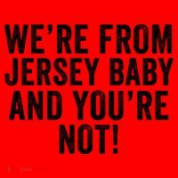 WeRe From Jersey Baby And YouRe Not Santa Hat thumb 1