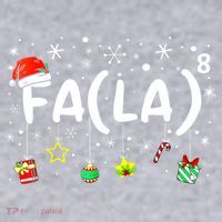Women Fa (La)8 Funny Christmas Santa Fa La Math Teacher Gift Women's Racerback Cropped Tank thumb 2
