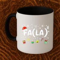 Women Fa (La)8 Funny Christmas Santa Fa La Math Teacher Gift Coffee Mug thumb 2