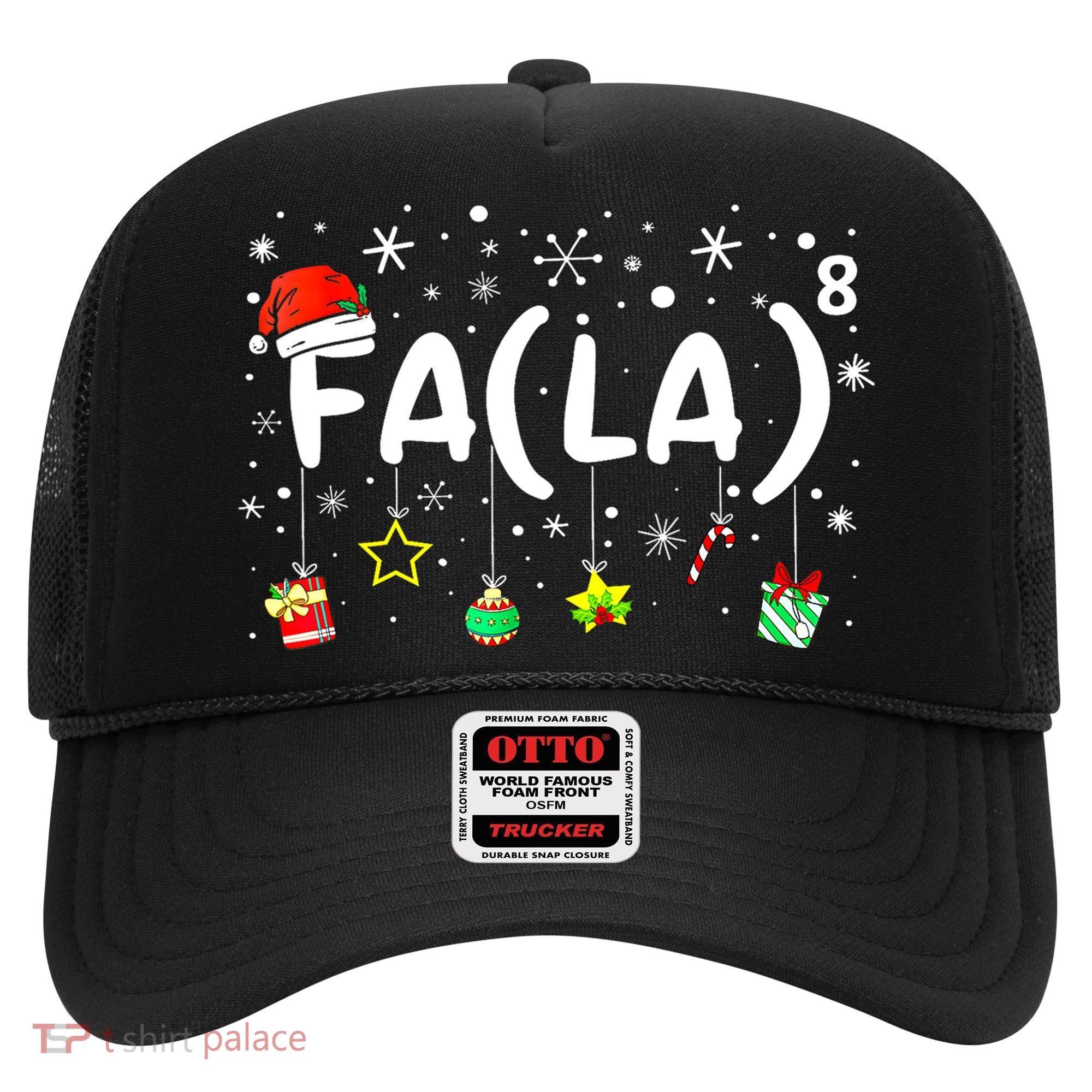 Women Fa (La)8 Funny Christmas Santa Fa La Math Teacher Gift Hat