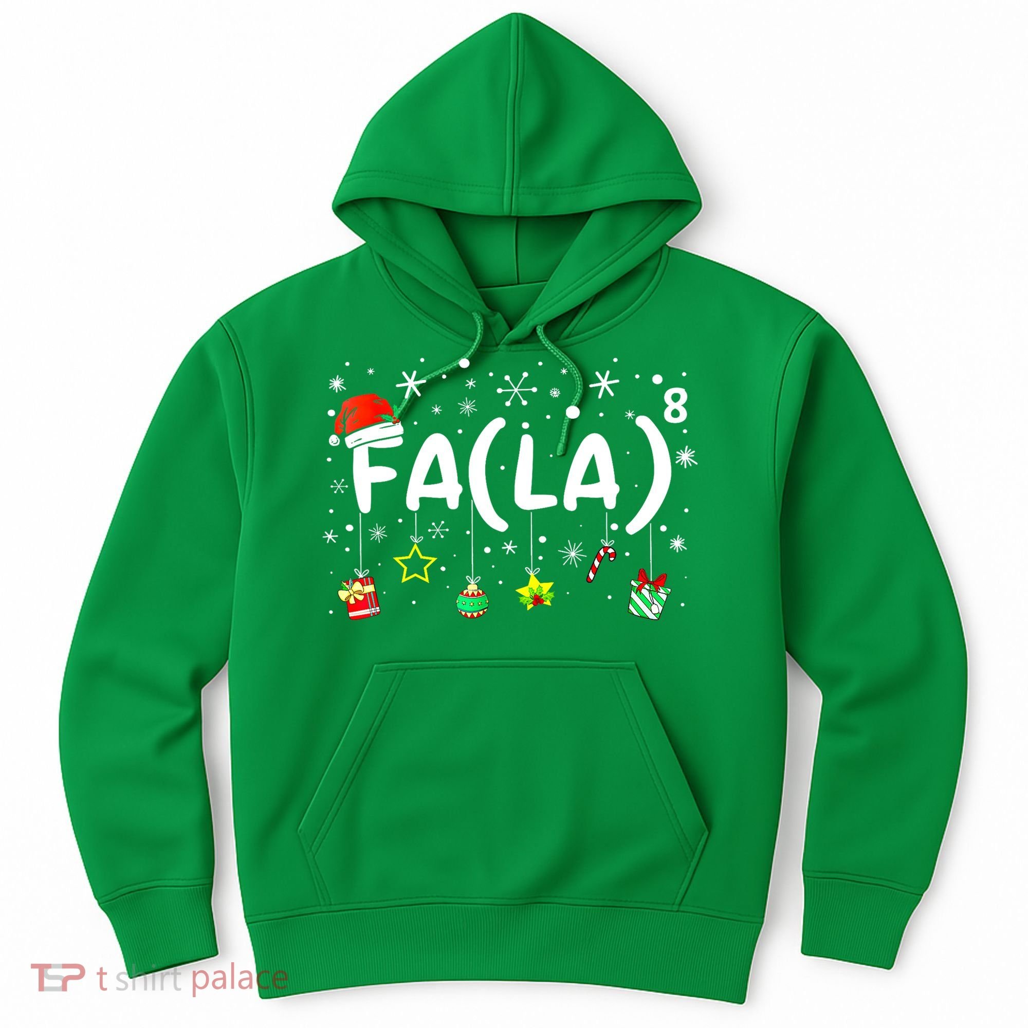 Women Fa (La)8 Funny Christmas Santa Fa La Math Teacher Gift Hoodie
