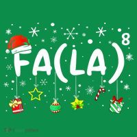 Women Fa (La)8 Funny Christmas Santa Fa La Math Teacher Gift Long Sleeve Shirt thumb 2