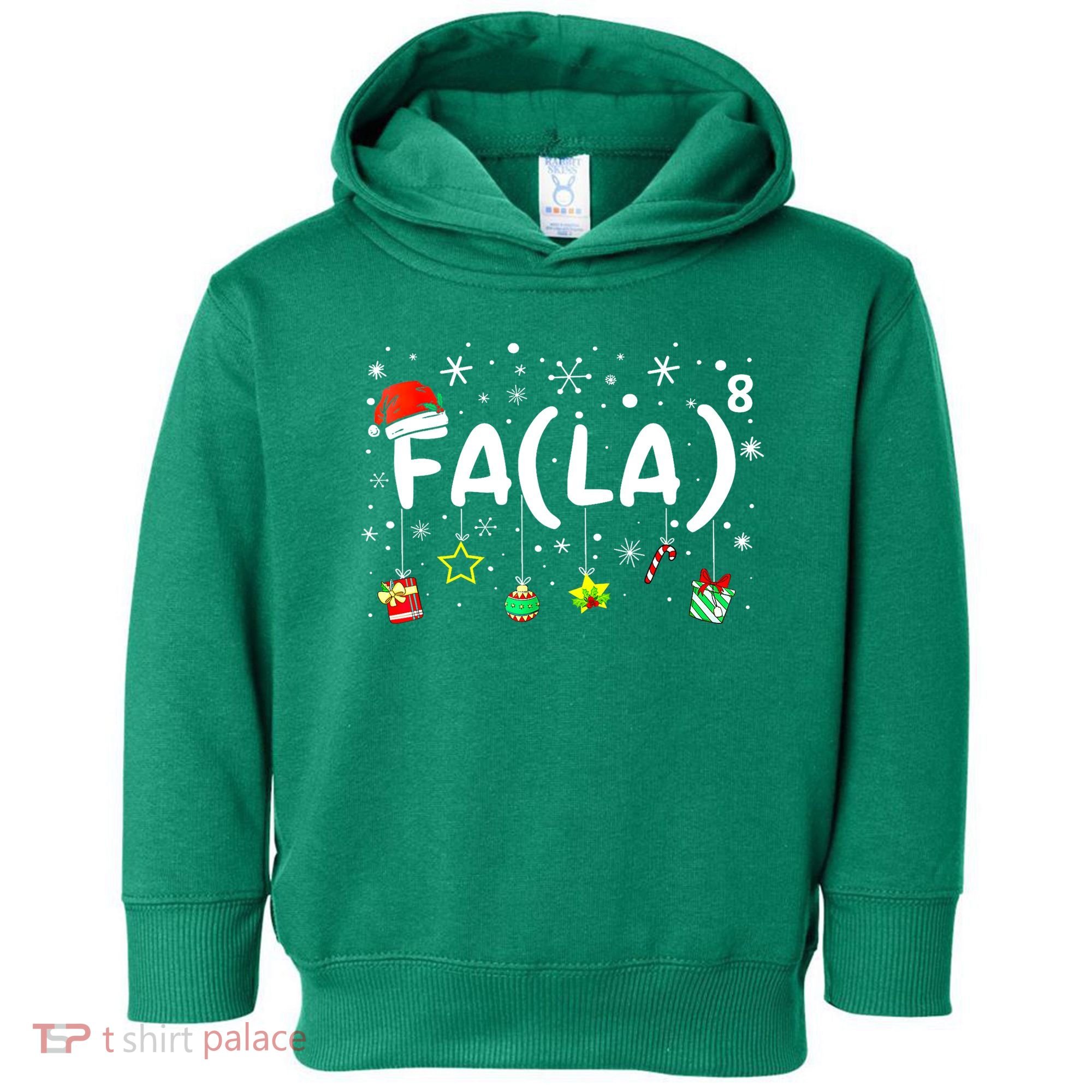 Women Fa (La)8 Funny Christmas Santa Fa La Math Teacher Gift Toddler Hoodie