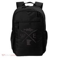Walleye Fishing Minnesota Walleye Fishing Compass Gift Backpack thumb 0