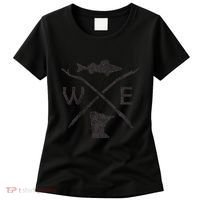 Walleye Fishing Minnesota Walleye Fishing Compass Gift Women's T-Shirt thumb 0
