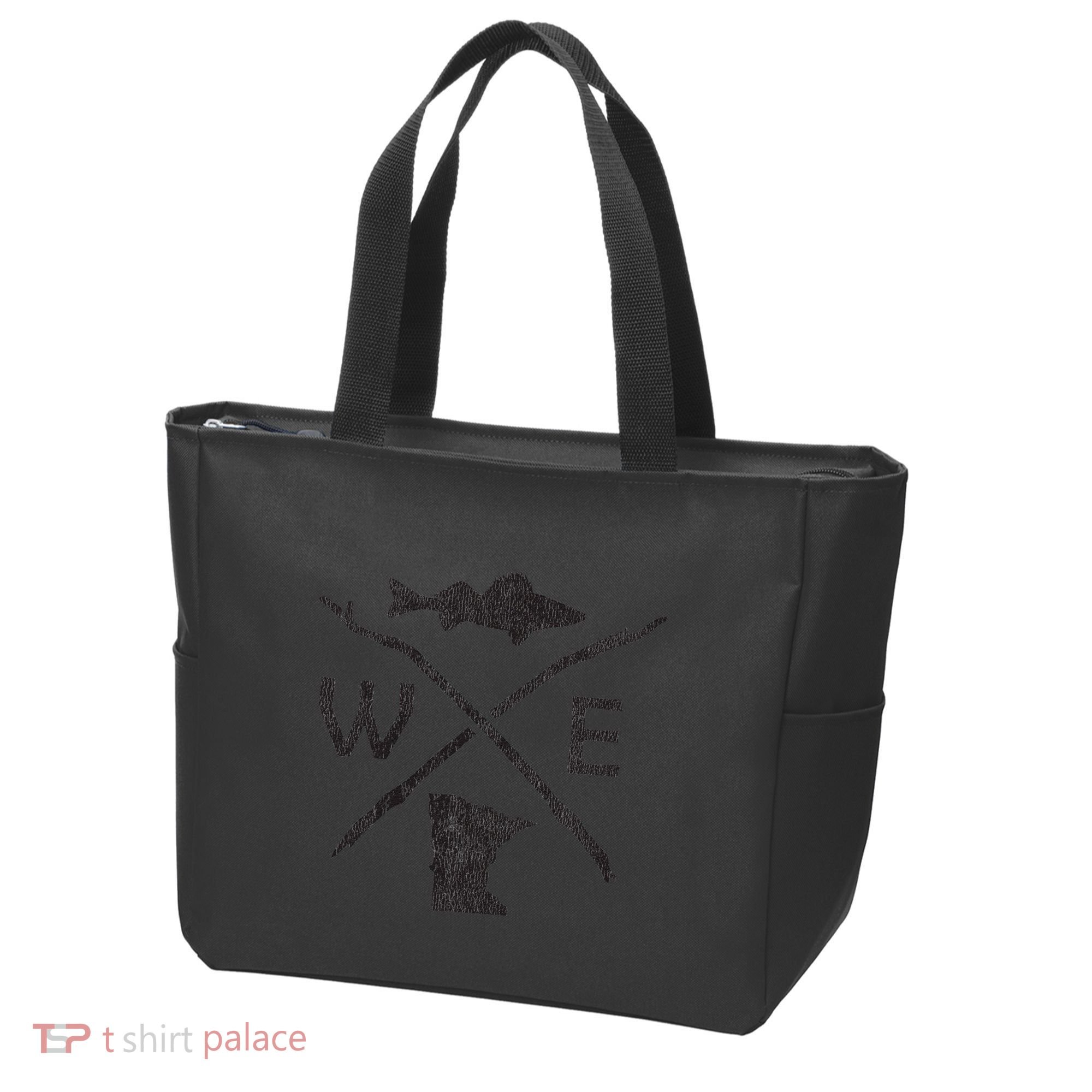 Walleye Fishing Minnesota Walleye Fishing Compass Gift Tote Bag