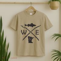 Walleye Fishing Minnesota Walleye Fishing Compass Gift T-Shirt thumb 2