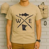 Walleye Fishing Minnesota Walleye Fishing Compass Gift T-Shirt thumb 6