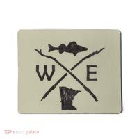 Walleye Fishing Minnesota Walleye Fishing Compass Gift Mousepad thumb 0