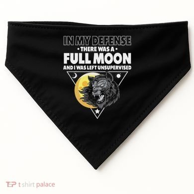 Werewolf Full Moon Werewolf USA-Made Doggie Bandana