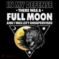 Werewolf Full Moon Werewolf Button thumb 1