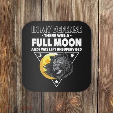 Werewolf Full Moon Werewolf Coaster