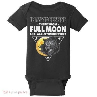Werewolf Full Moon Werewolf Baby Bodysuit