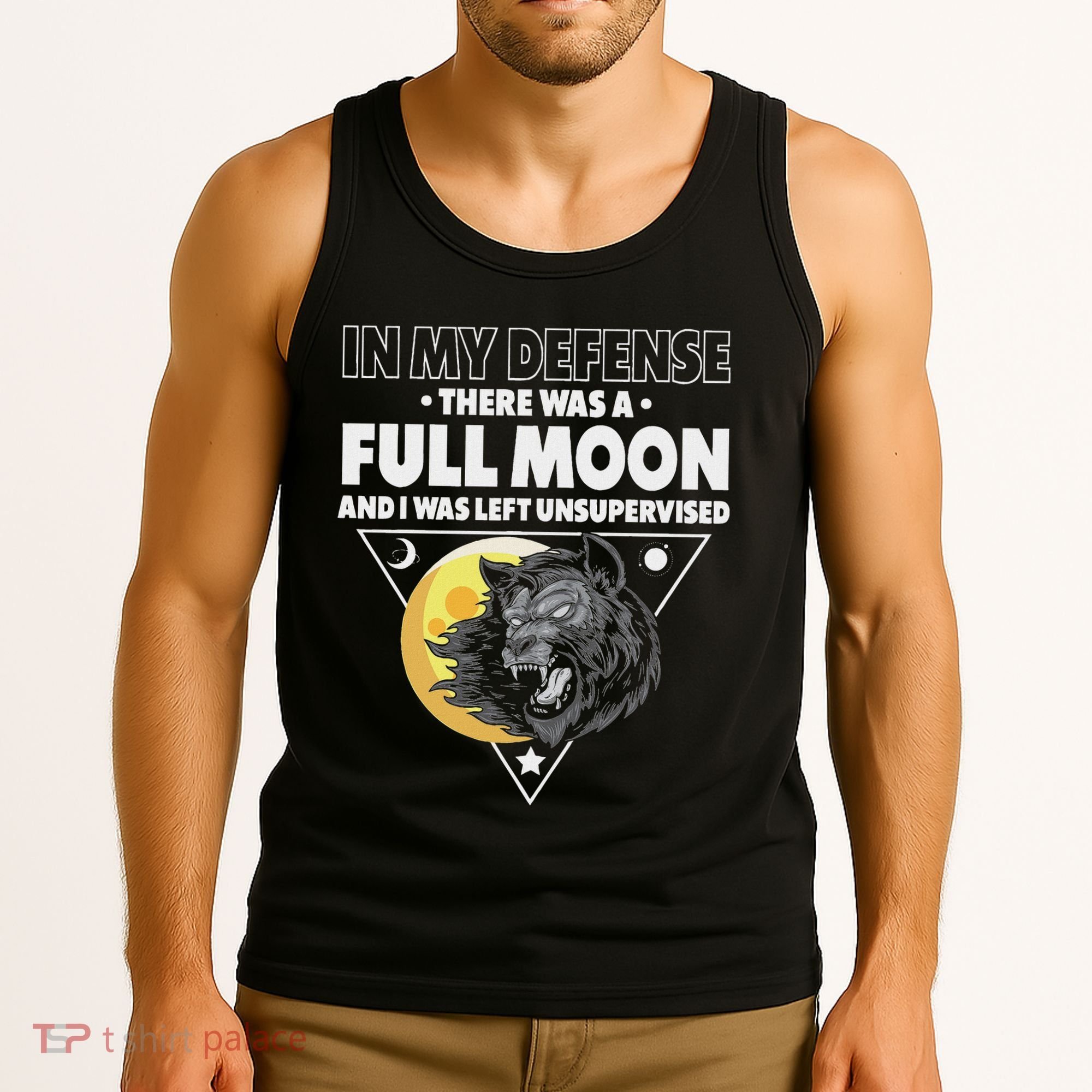 Werewolf Full Moon Werewolf Tank Top