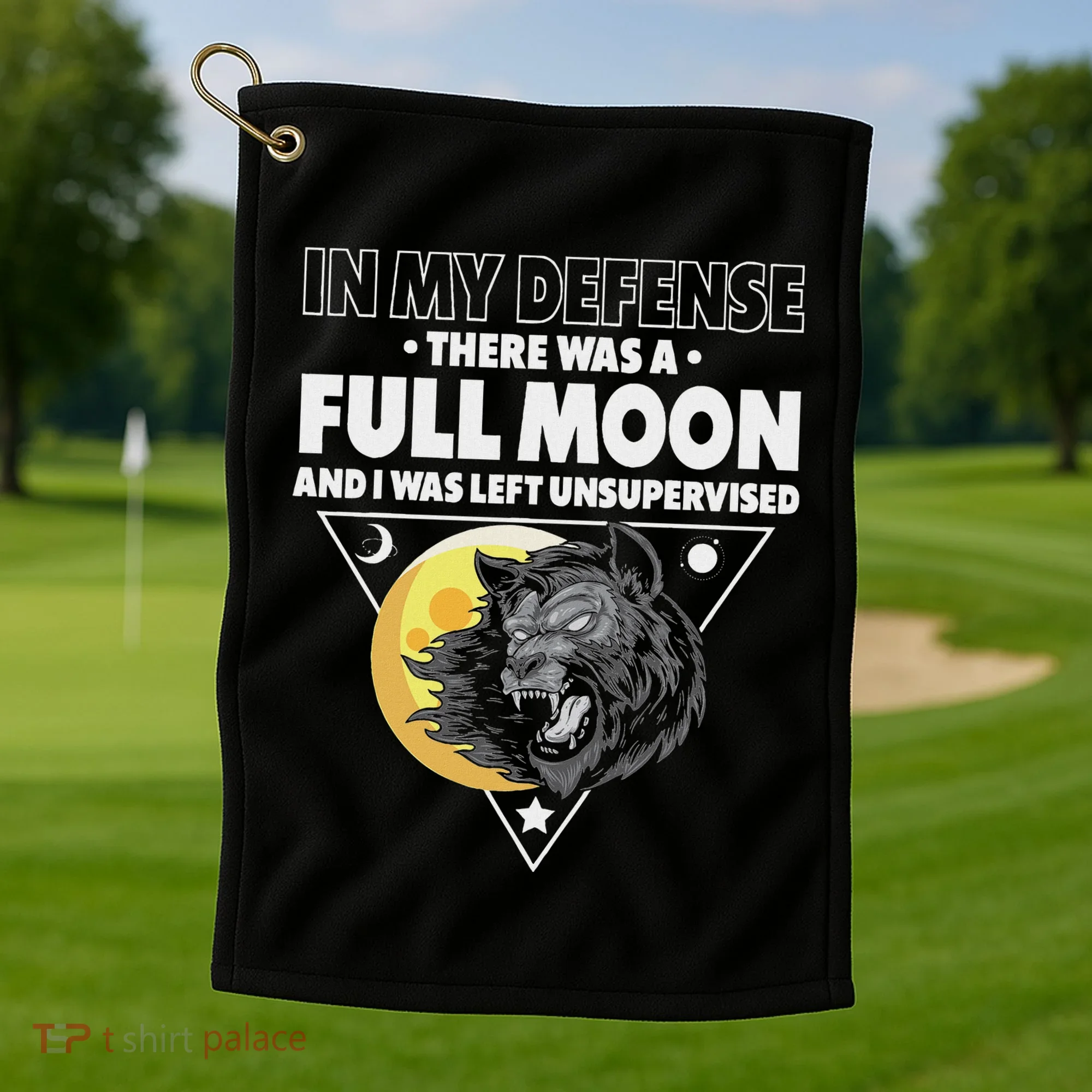 Werewolf Full Moon Werewolf Golf Towel