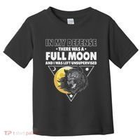 Werewolf Full Moon Werewolf Toddler T-Shirt thumb 0