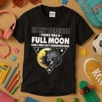 Werewolf Full Moon Werewolf Kids T-Shirt thumb 3