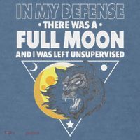 Werewolf Full Moon Werewolf Comfort Colors Garment-Dyed Hooded Sweatshirt thumb 2